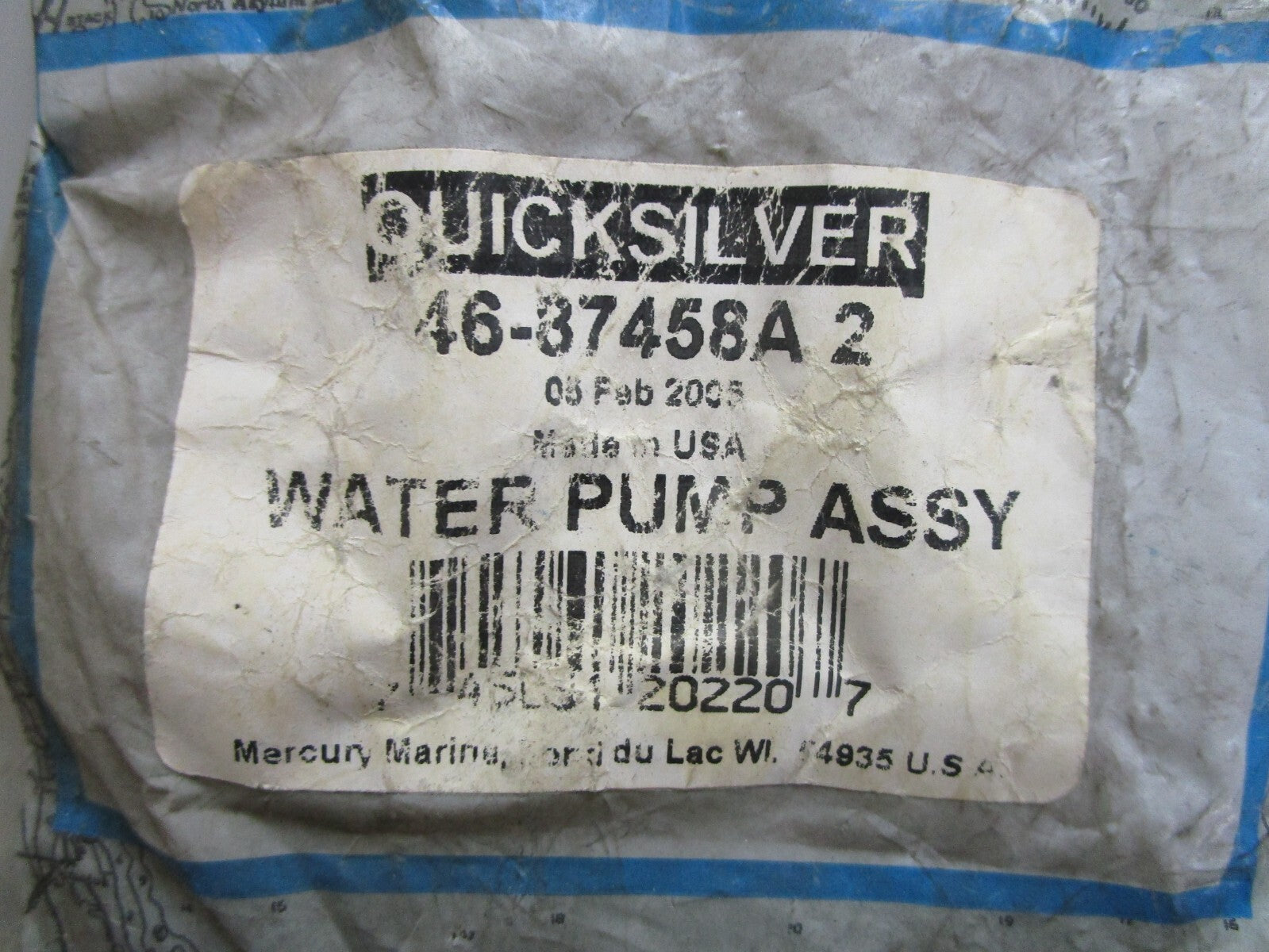 *NEW OEM* 0820 Mercury Quicksilver Water Pump Base 46-87458A2