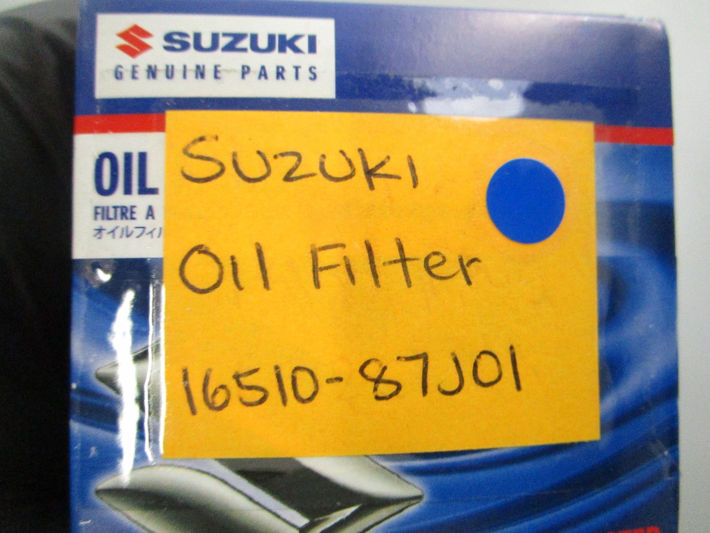 NEW OEM Suzuki 16510-87J01 Oil Filter 0810