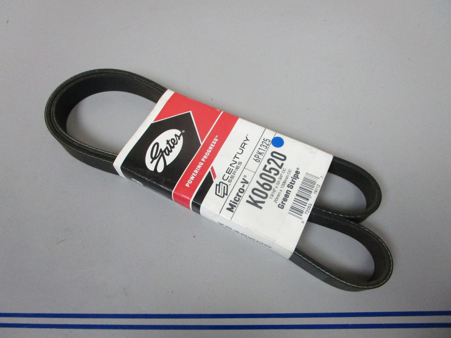 NEW K060520 Gates Micro-V 13/16" x 52 ¾" Serpentine Belt 0720