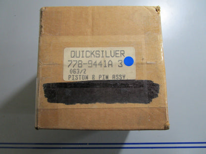 *NEW OEM* 0810 Mercury Quicksilver Piston & Pin Assembly 778-9441A3