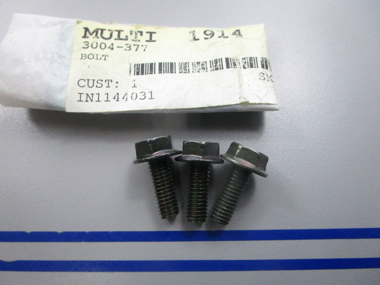 NEW OEM (LOT OF 3) 3004-377 Arctic Cat Bolt 0810