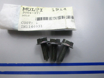NEW OEM (LOT OF 3) 3004-377 Arctic Cat Bolt 0810
