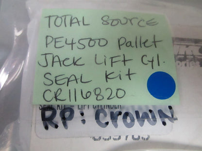 *NEW* 0720 Total Source PE4500 Pallet Jack Cylinder Lift Seal Kit CR116820