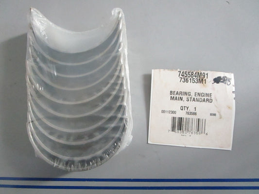 NEW 745584M91 736153M1 Tisco Main Bearing Set For: Ferguson 0820