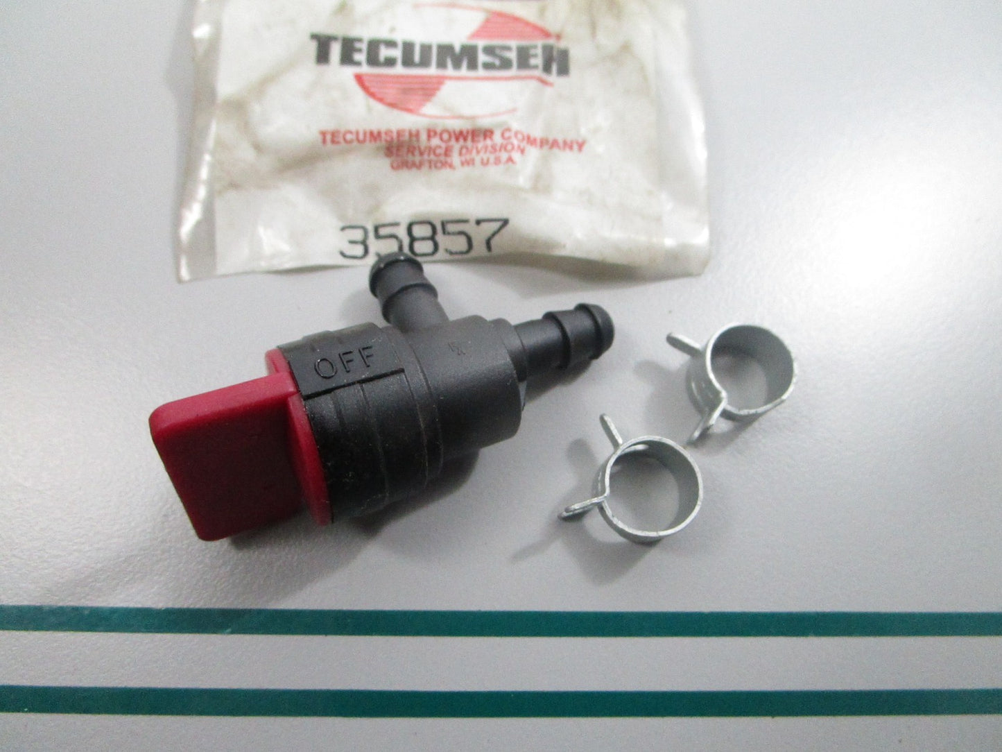 NEW OEM 35857 Tecumseh Fuel Shut Off Valve 0810
