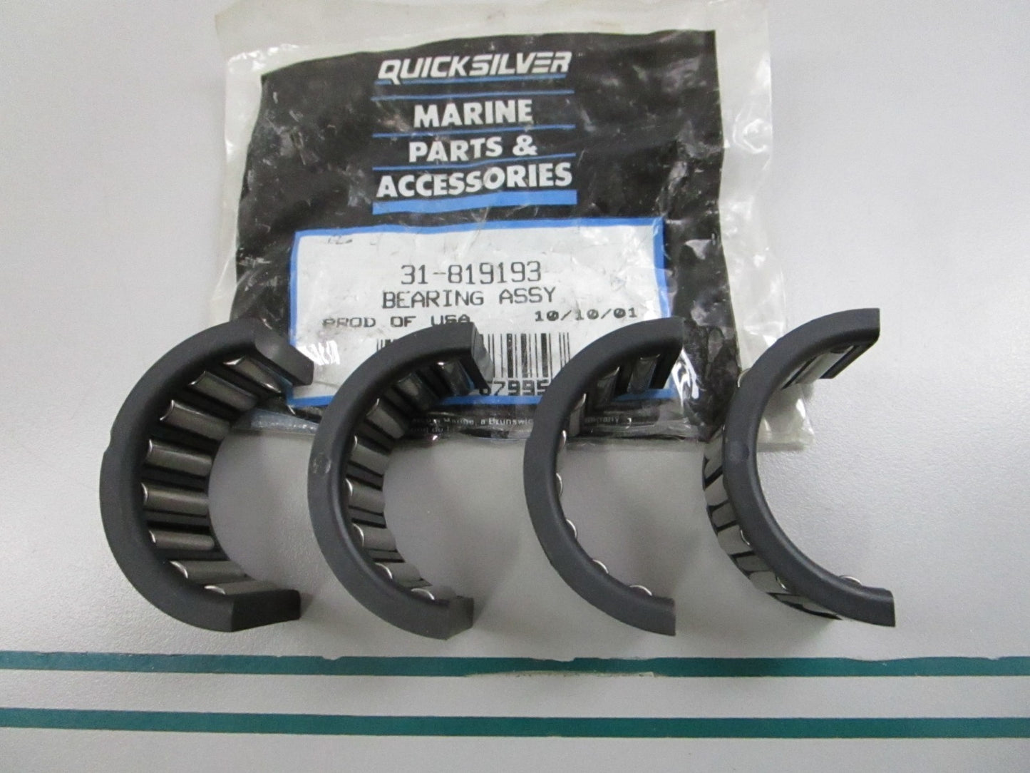 NEW OEM (LOT OF 2) 31-819193 Mercury Quicksilver Bearing Assembly 0810