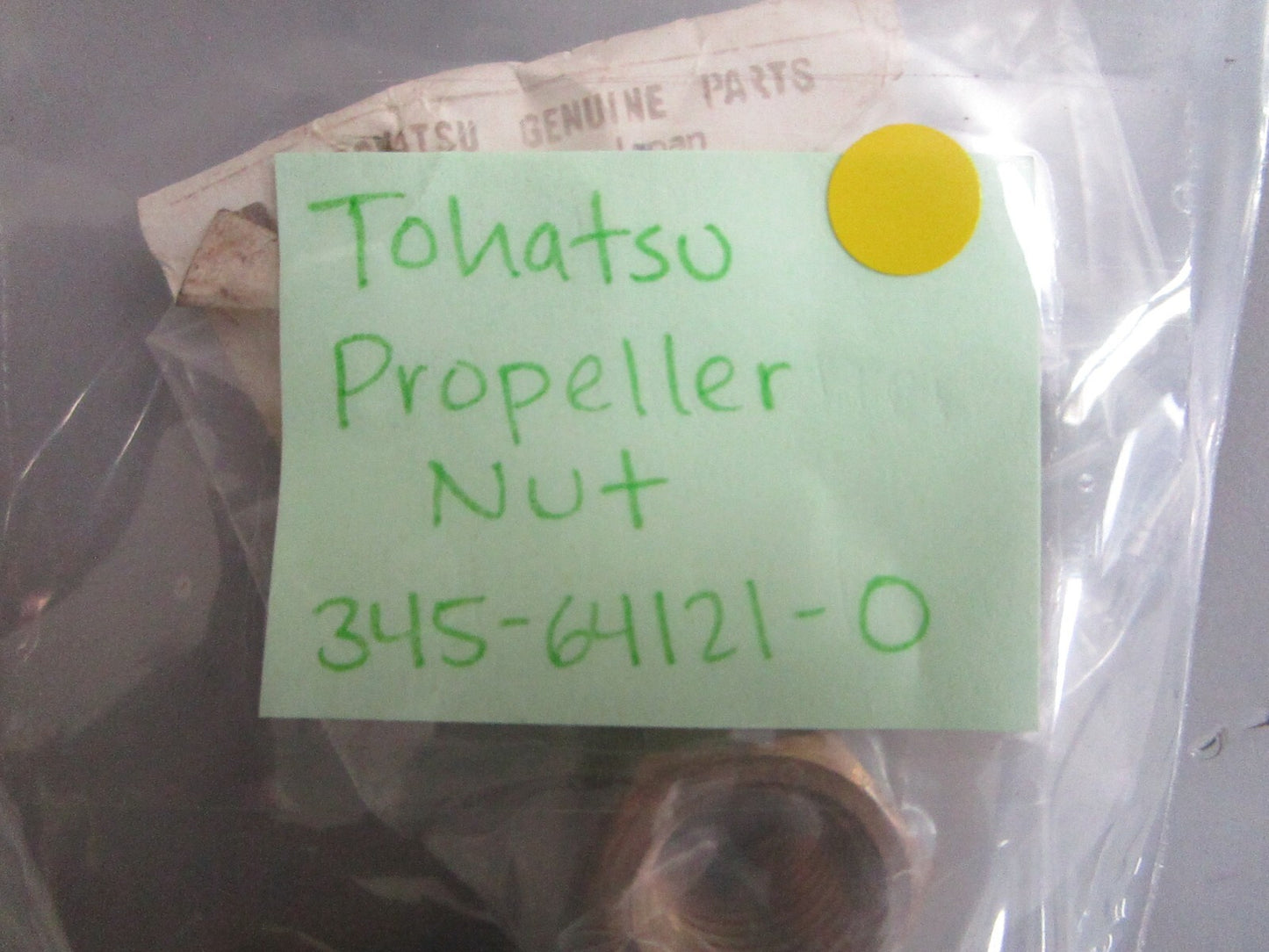 *NEW OEM* 0810 Tohatsu Propeller Nut 345-64121-0