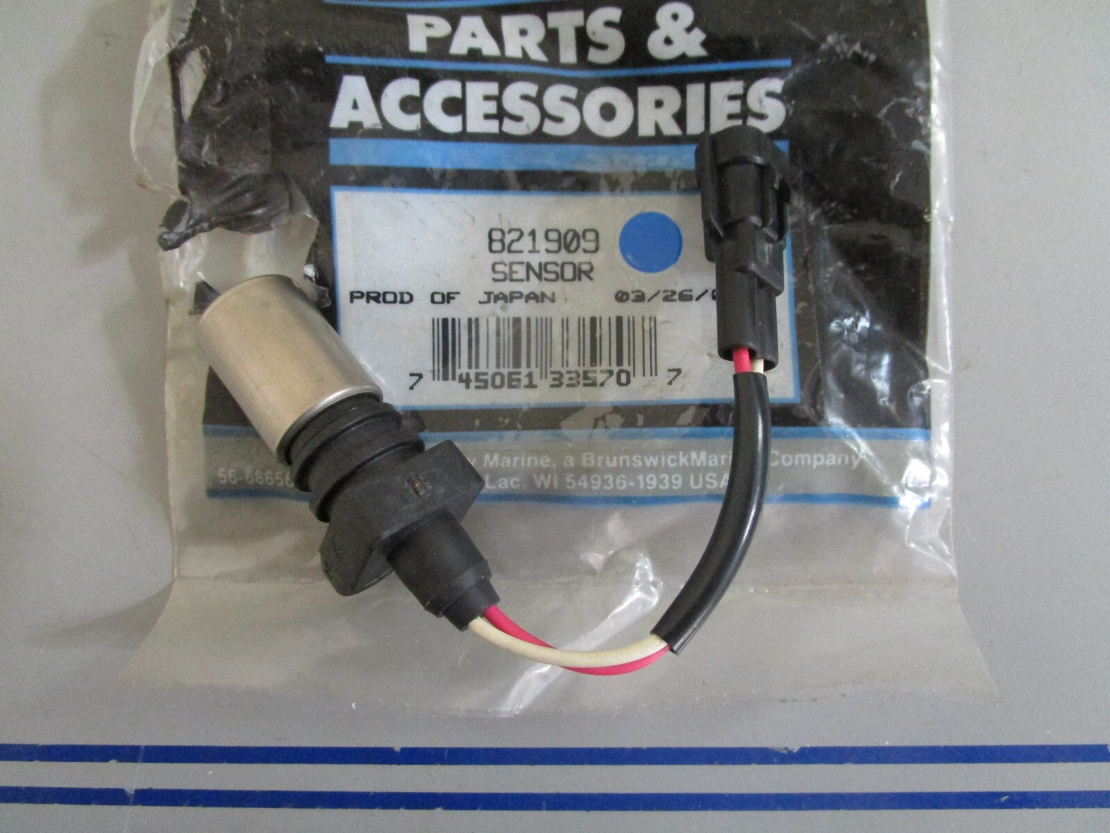 *NEW OEM* 0820 Mercury Quicksilver Sensor 821909