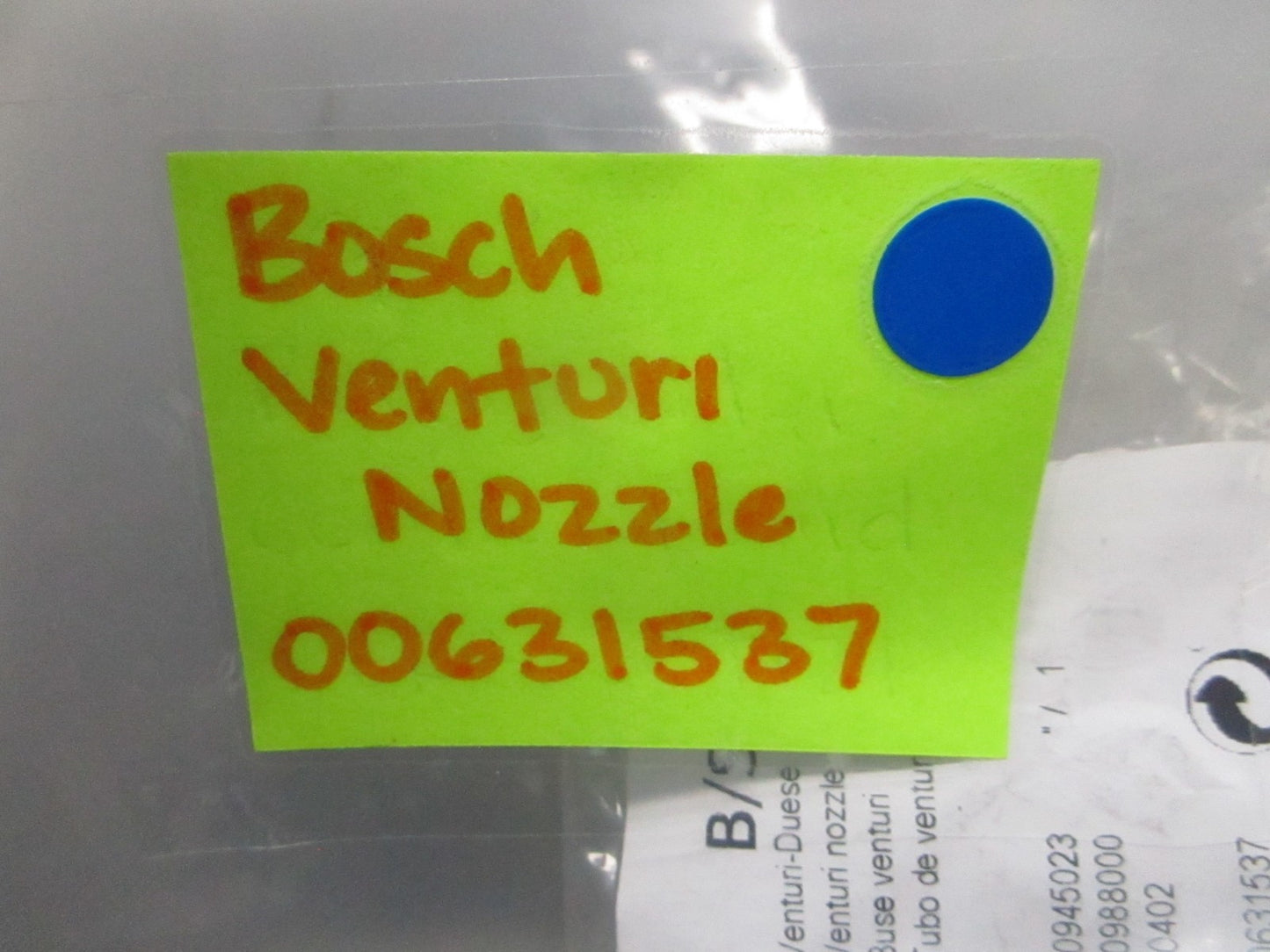 *NEW OEM* 0820 Bosch Venturi Nozzle 00631537