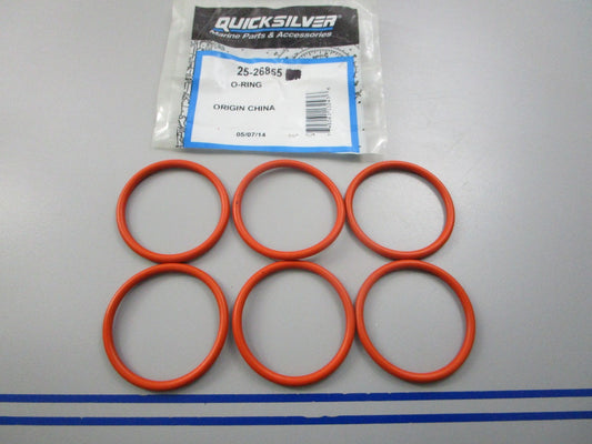 NEW OEM (LOT OF 6) 25-26855 Mercury Quicksilver O-Ring 0810