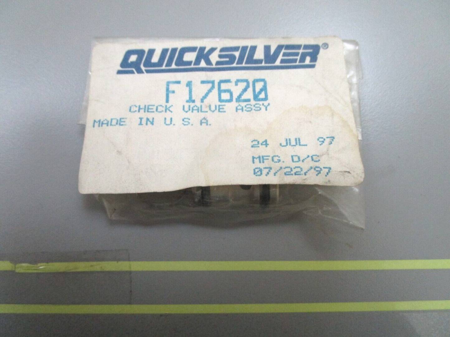 *NEW OEM* 0750 Mercury Force VALVE CHECK KIT F17620