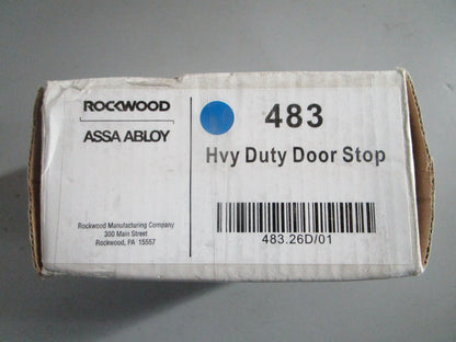 NEW OEM Rockwood 483 Heavy Duty Door Stop 0820