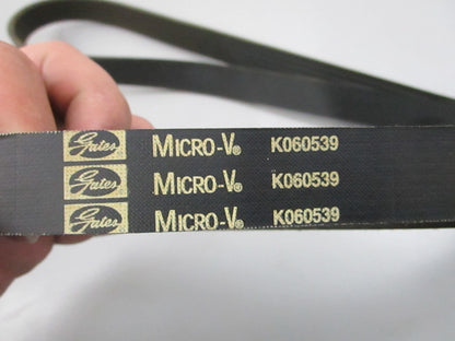 Gates K060539 Micro-V Serpentine Belt 6-Rib 53.96in NEW 0810