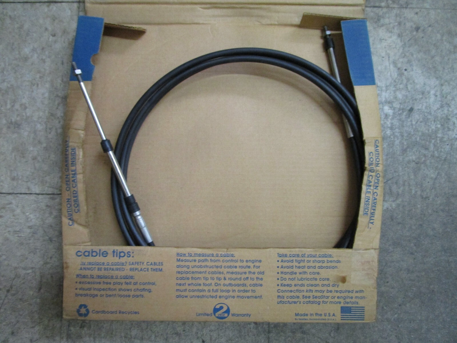 *NEW* 0820 Teleflex 14' Control Cable CC69314