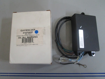 *NEW OEM* 0820 Mercury Quicksilver Oil Injection Warning 41470A27