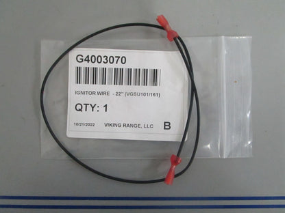 *NEW OEM* 0820 Viking Ignitor Wire G4003070