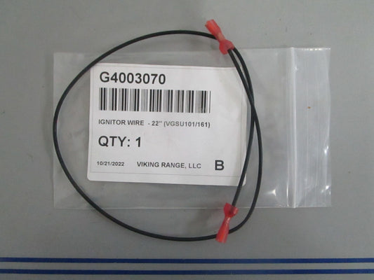 *NEW OEM* 0820 Viking Ignitor Wire G4003070