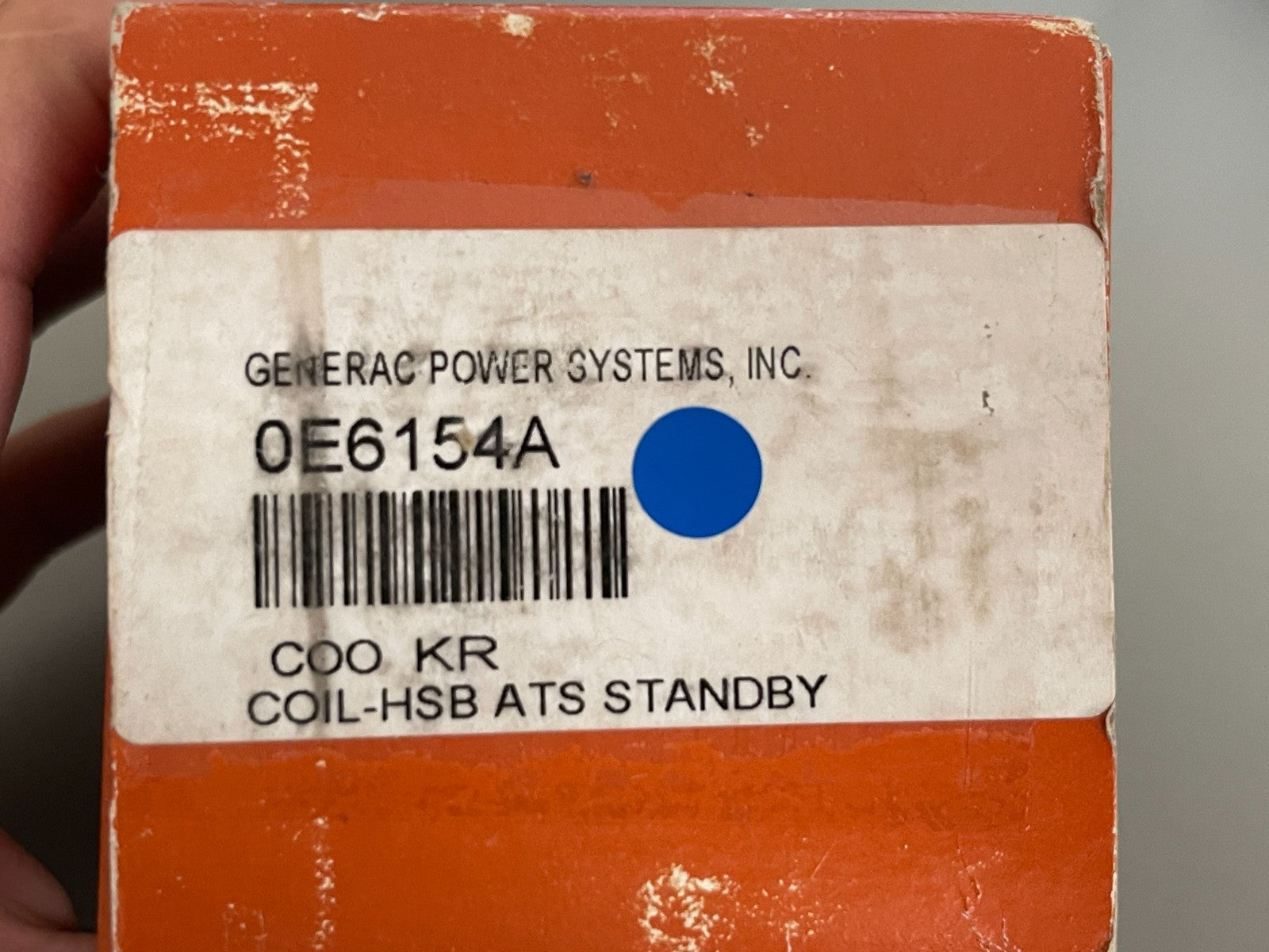 *NEW OEM* 0720 Generac HSB ATS Standby Coil 0E6154A
