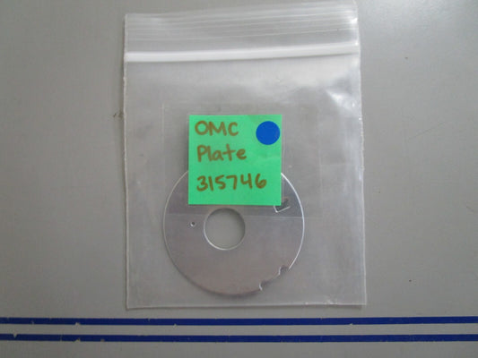 *NEW OEM* 0810 OMC Johnson Evinrude Plate 315746 0315746