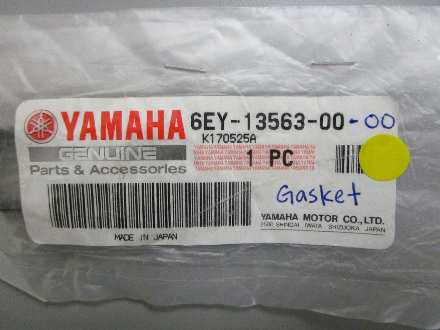 *NEW OEM* 0750 Yamaha GASKET 6EY-13563-00-00