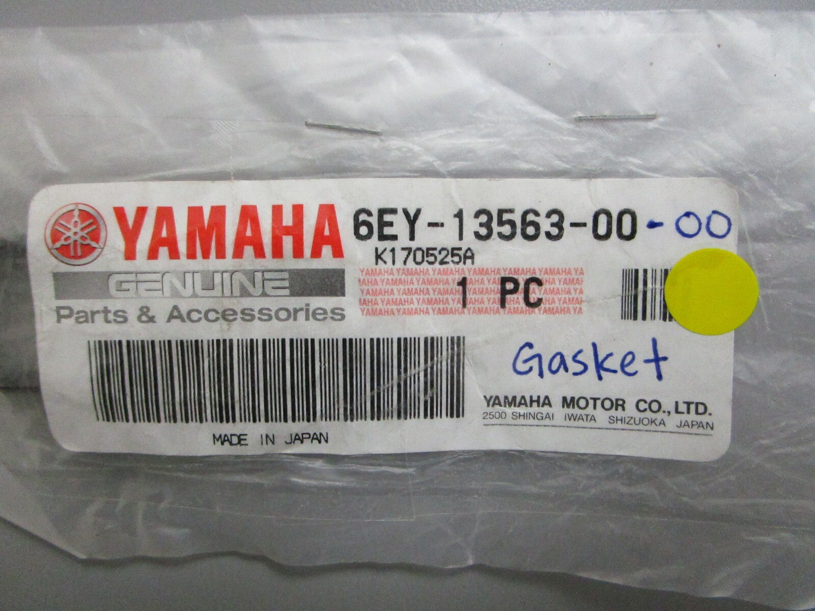 *NEW OEM* 0750 Yamaha GASKET 6EY-13563-00-00