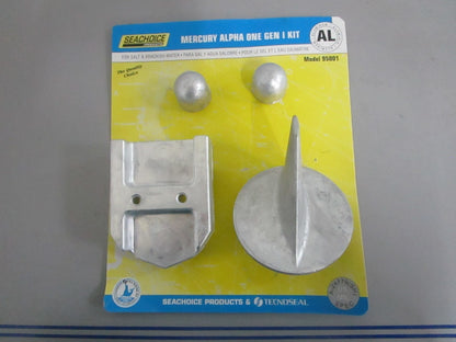 NEW 95001 Seachoice Alpha I Gen I Anode Kit For: Mercury 0820