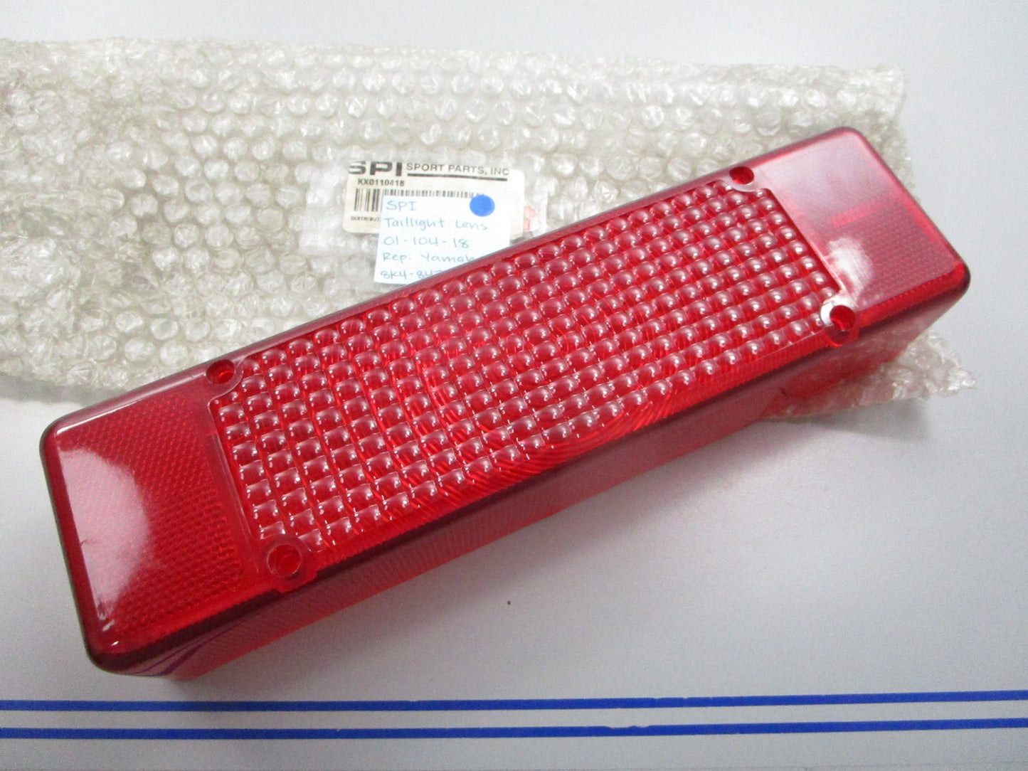 NEW 01-104-18 Replaces: Yamaha 8K4-84721-00-00 SPI Tail Light Lens 0810