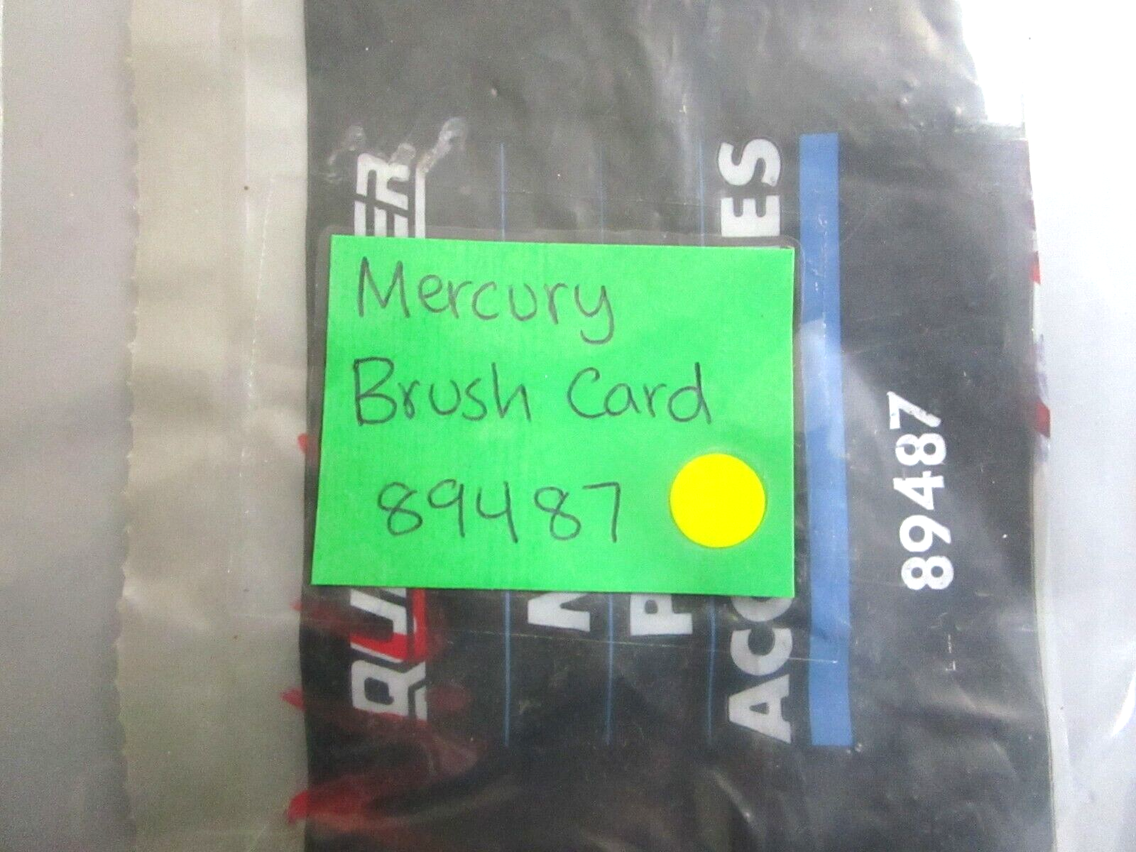 *NEW OEM* 0750 Mercury Quicksilver BRUSH CARD 89487