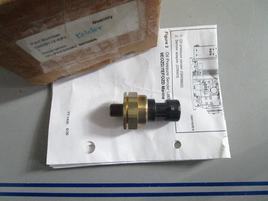 NEW OEM GM32112-KPI Kohler Oil Pressure Sender 0820