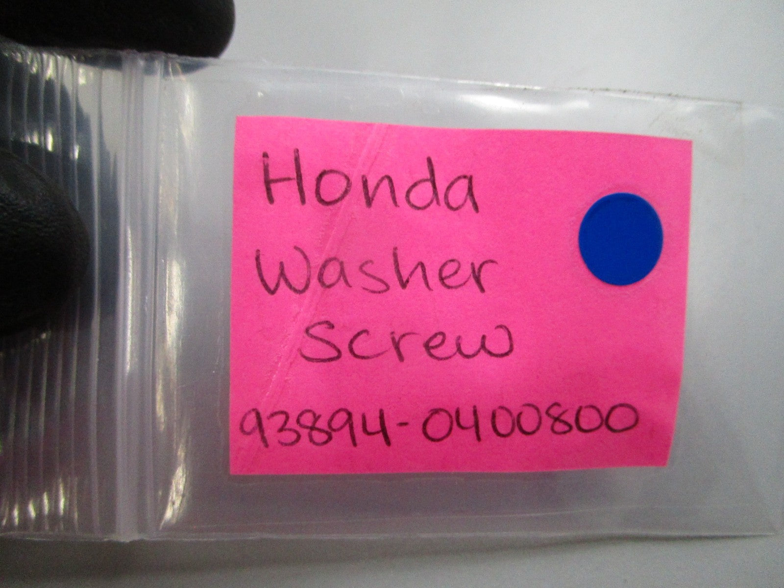 NEW OEM (LOT OF 2) 93894-0400800 Honda Washer Screw 0810