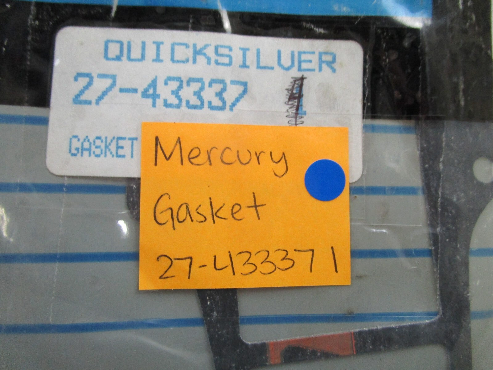 *NEW OEM* 0810 Mercury Quicksilver Gasket 27-43337 1