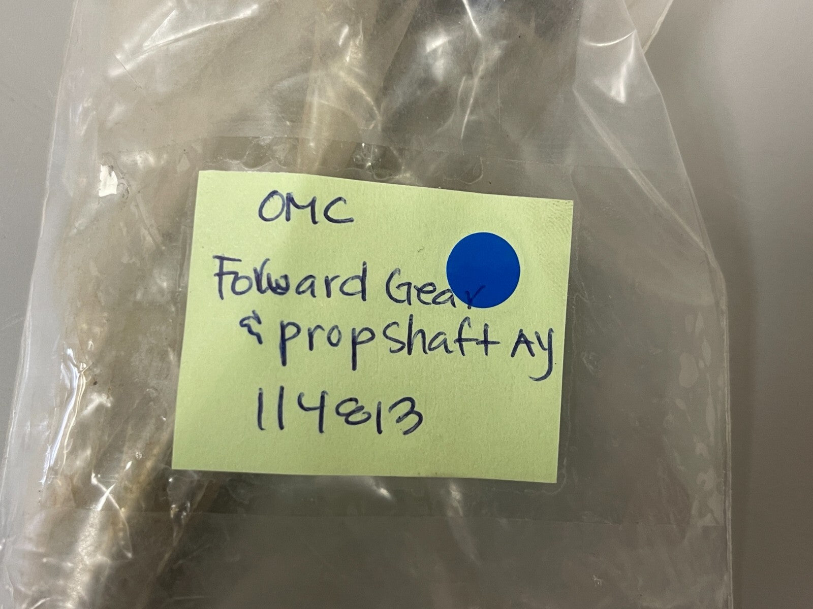 *NEW OEM* 0810 OMC Johnson Evinrude Forward Gear & Prop Shaft Ay 114813 0114813