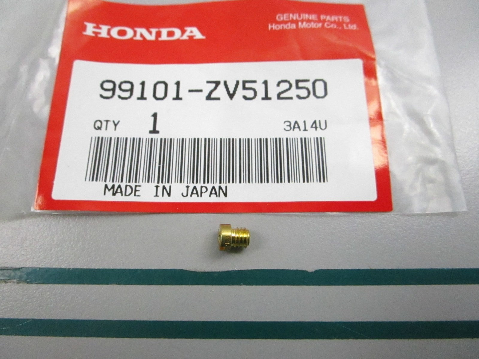 NEW OEM 99101-ZV5-1250 Honda #125 Main Jet 0810