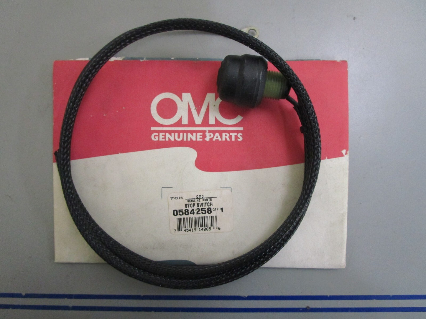 *NEW OEM* 0820 OMC Johnson Evinrude Stop Switch 584258 0584258