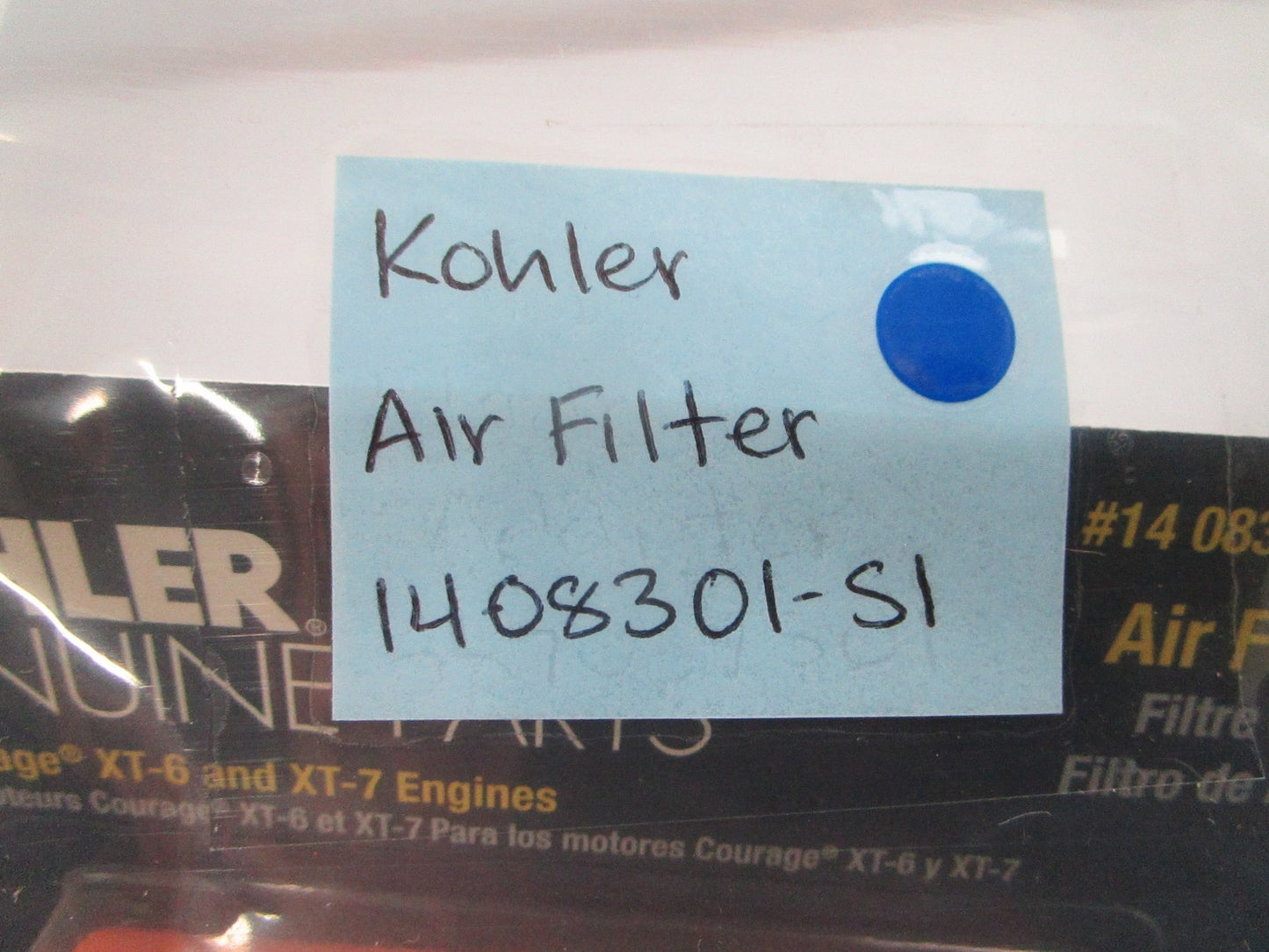 *NEW OEM* 0810 Kohler Air Filter 1408301-S1