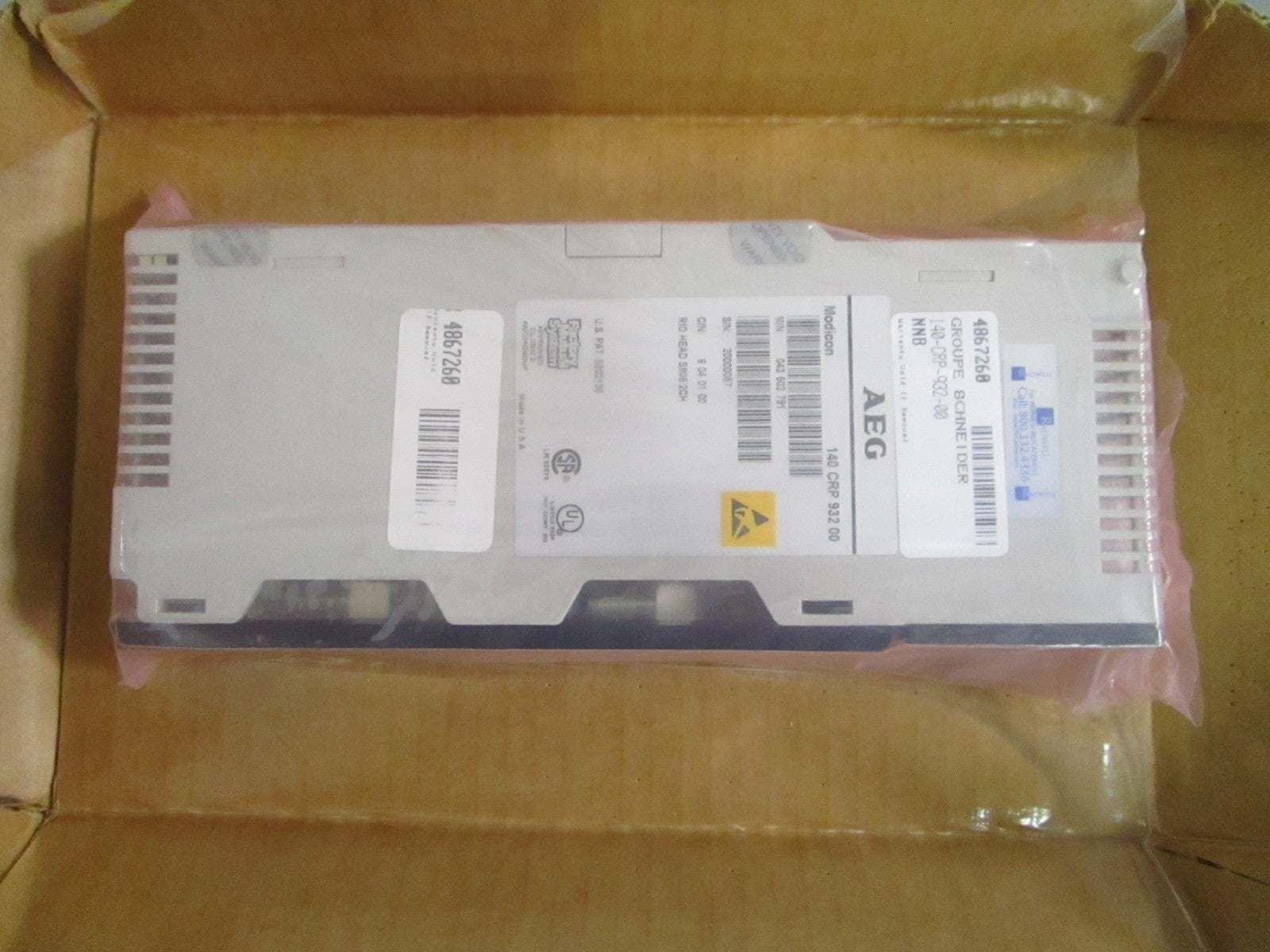 Schneider Modicon 140CRP93200 Quantum RIO Head-End Adaptor 2CH NEW OEM 0820