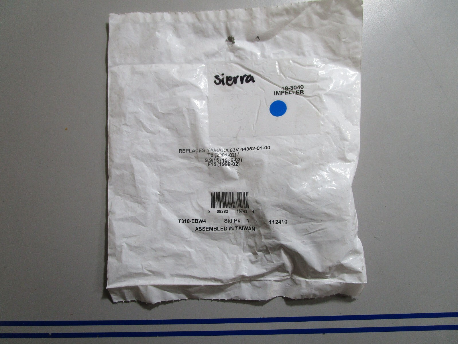 *NEW* 0770 Sierra Impeller 18-3040 Replaces: Yamaha 63V-44352-01-00