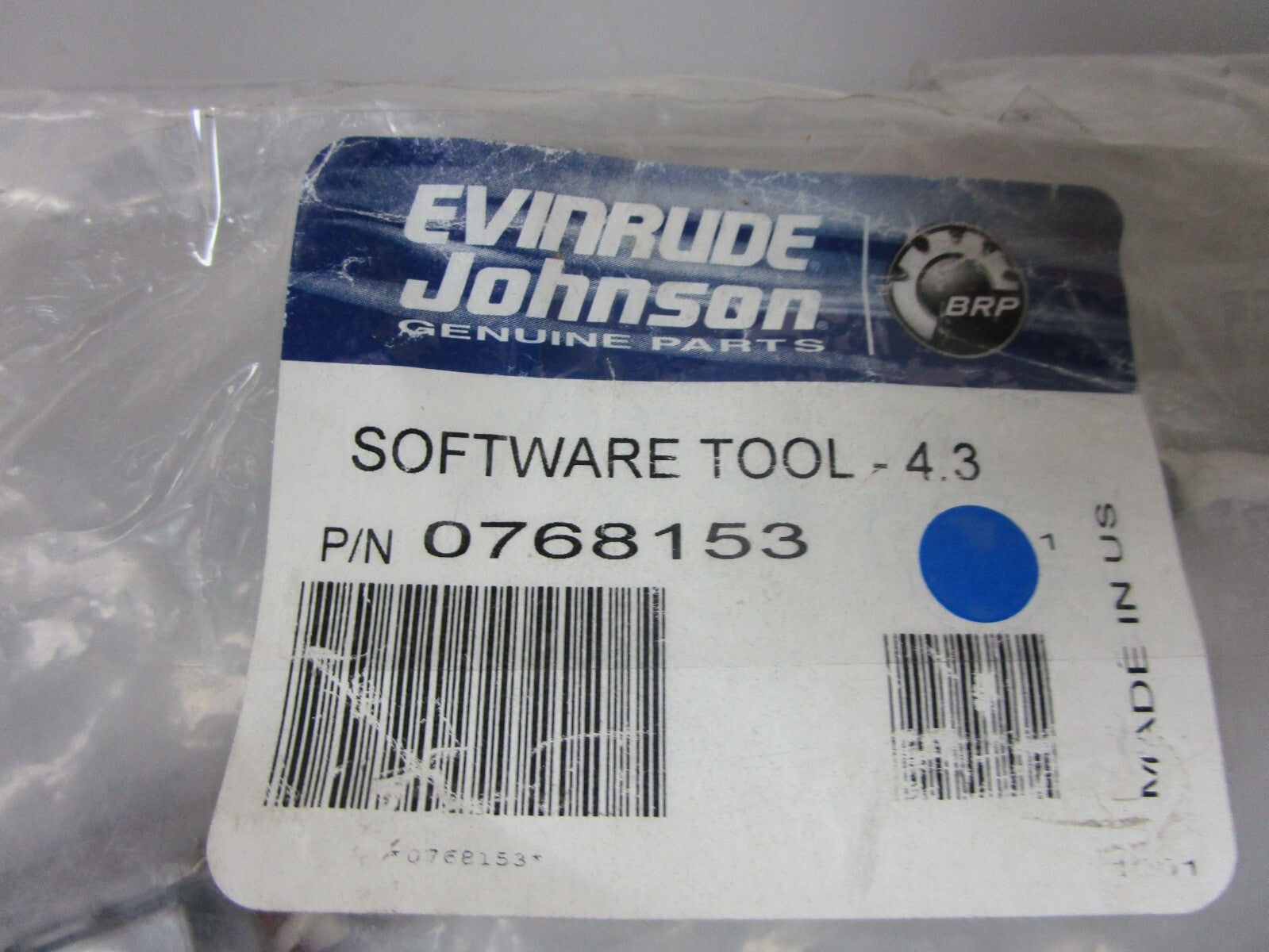 *NEW OEM* 0720 OMC Johnson Evinrude 4.3L Software Tool Harness 768153 0768153
