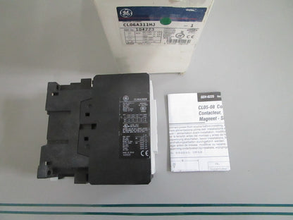 GE CL06A311MJ IEC Contactor 3P 48A 30HP 460V 120V Coil NOS NEW OEM 0820
