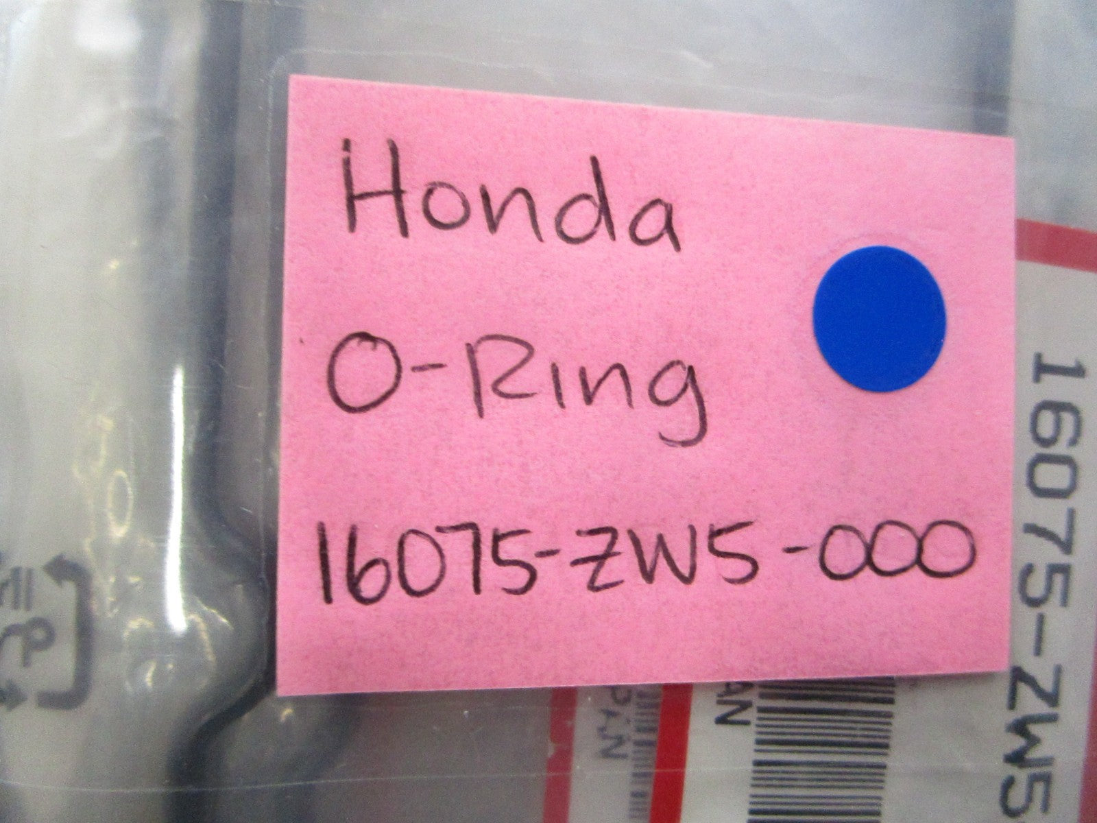 *NEW OEM* 0810 Honda O-Ring 16075-ZW5-000