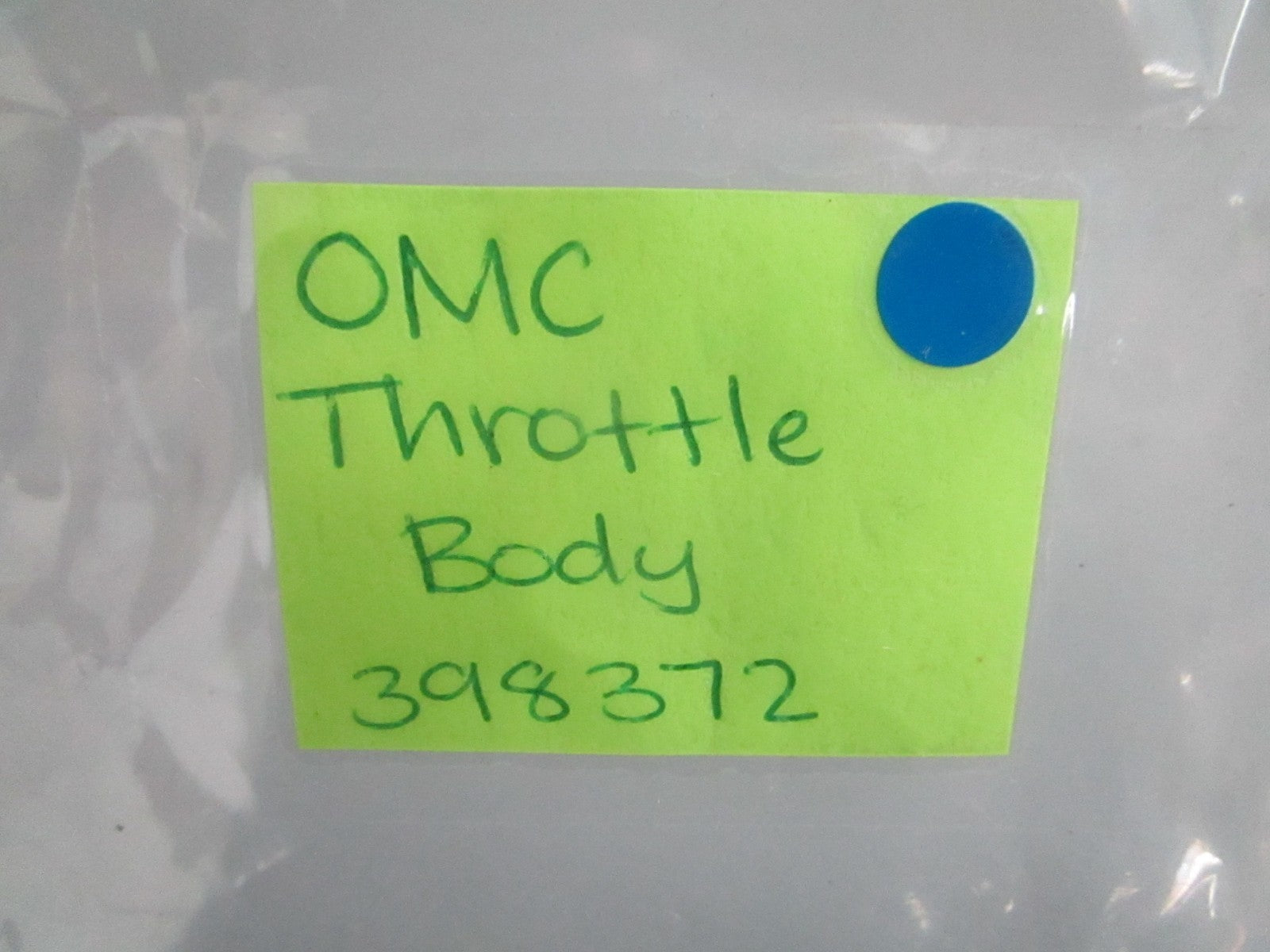 NEW OEM 398372 0398372 OMC Johnson Evinrude Throttle Body 0820