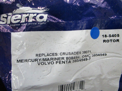 *NEW* 0810 Sierra Rotor 18-5405 Replaces: Mercury 808484 OMC 3854549