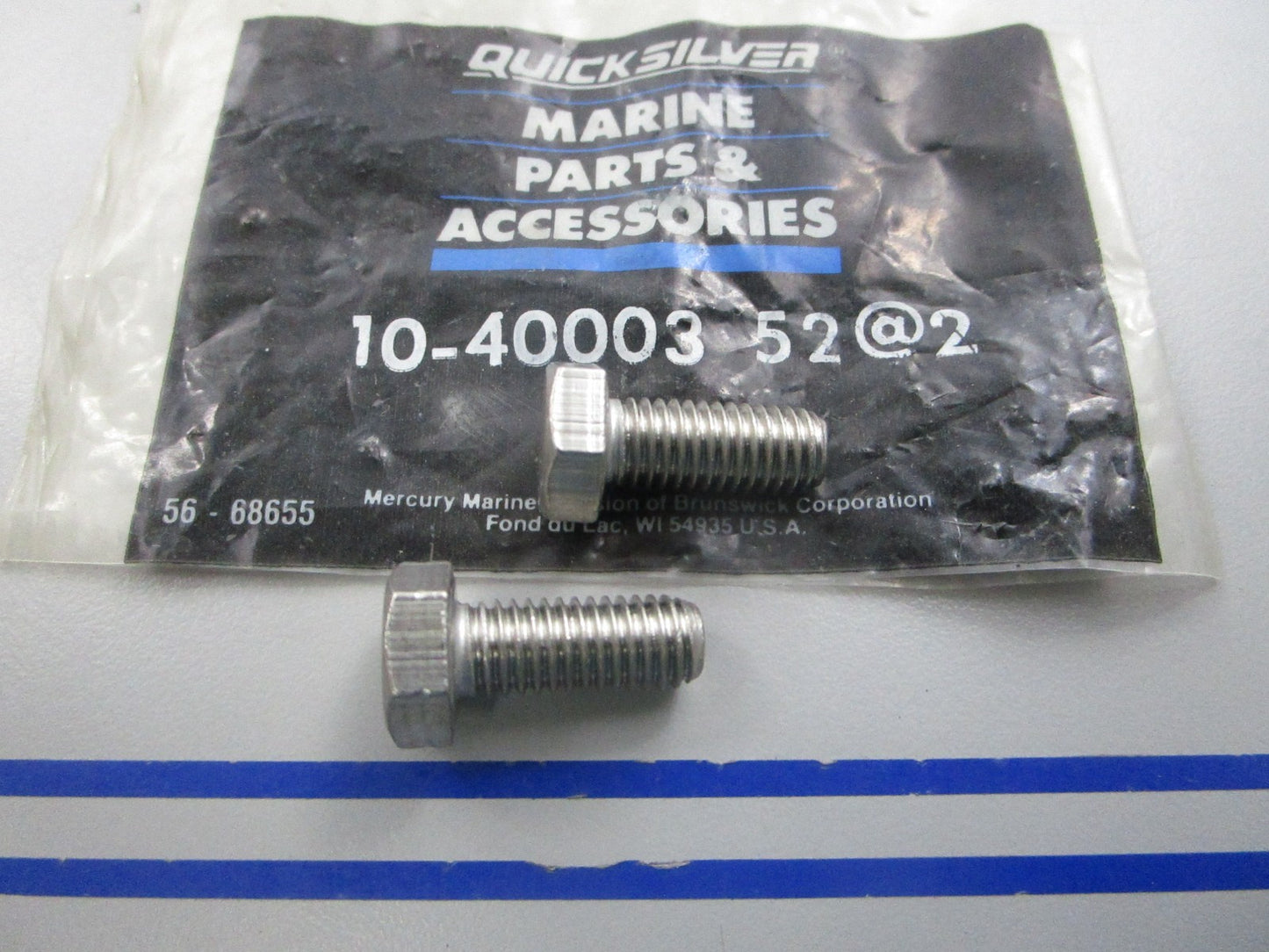 NEW OEM (LOT OF 2) 10-4000352 Mercury Quicksilver Screw 0810