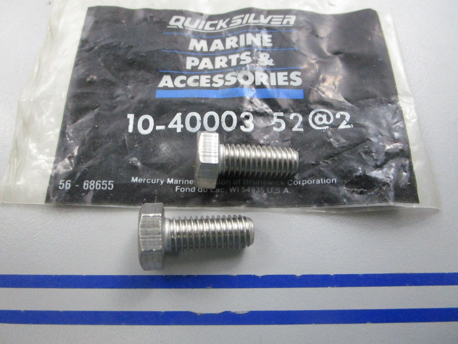 NEW OEM (LOT OF 2) 10-4000352 Mercury Quicksilver Screw 0810