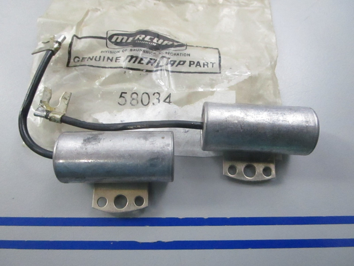 NEW OEM (LOT OF 2) 58034 Mercury Quicksilver Condenser 0810