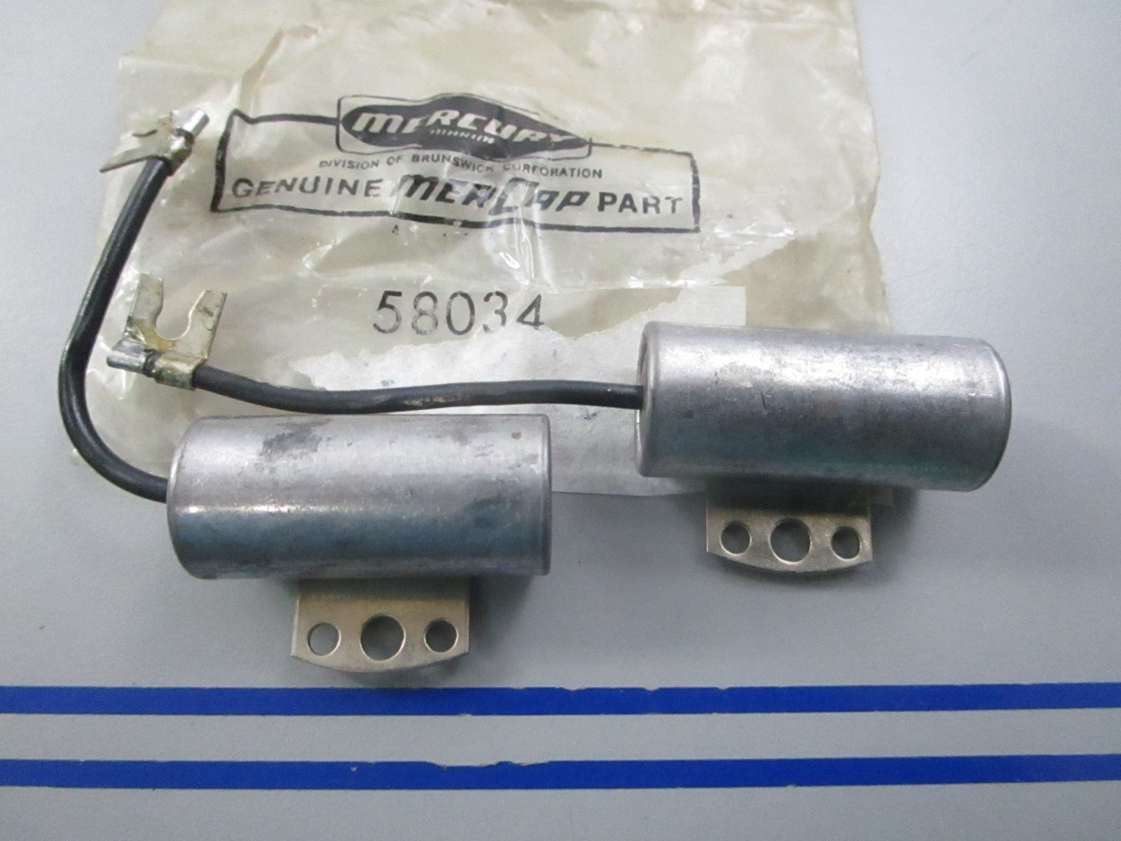 NEW OEM (LOT OF 2) 58034 Mercury Quicksilver Condenser 0810