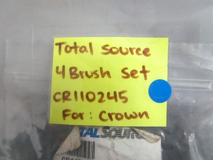 NEW CR110245 Total Source 4 Brush Set For: Crown 0820