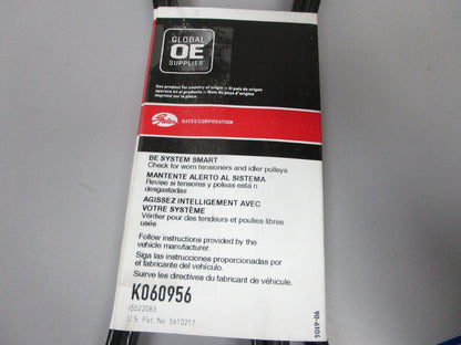 NEW K060956 Gates Micro-V 13/16" x 96 ⅛" Serpentine Belt 0720