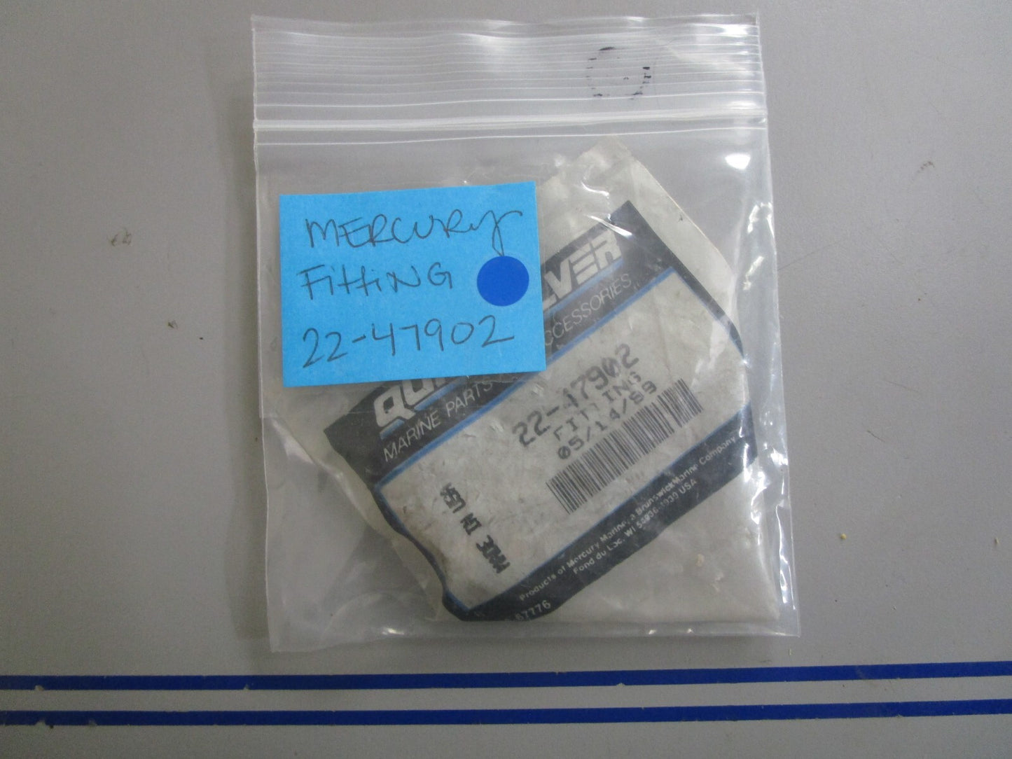 *NEW OEM* 0810 Mercury Quicksilver Fitting 22-47902