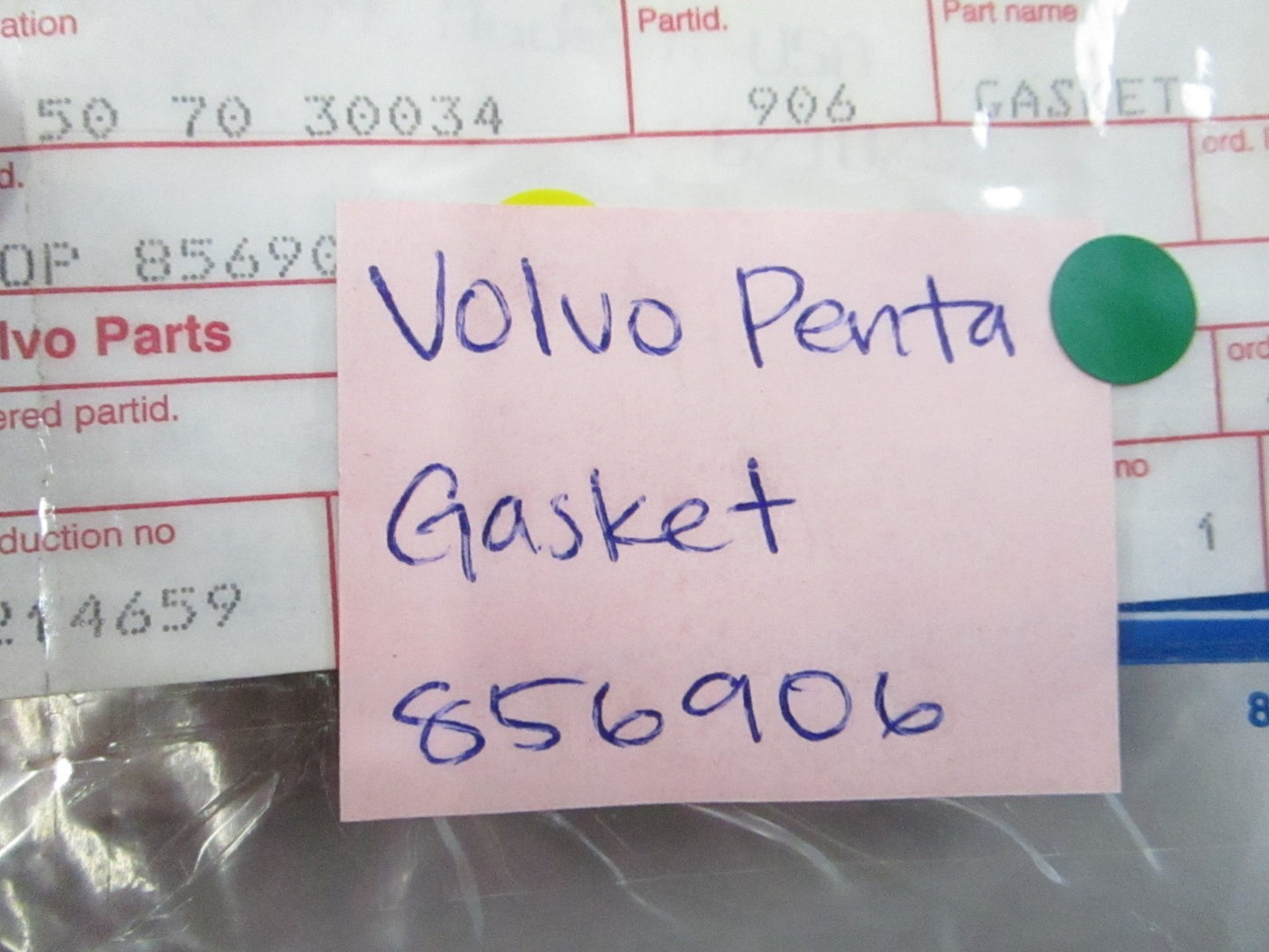 NEW OEM 856906 Volvo Penta Gasket 0810